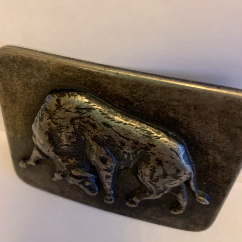 Charging Bull Vintage Belt Buckle